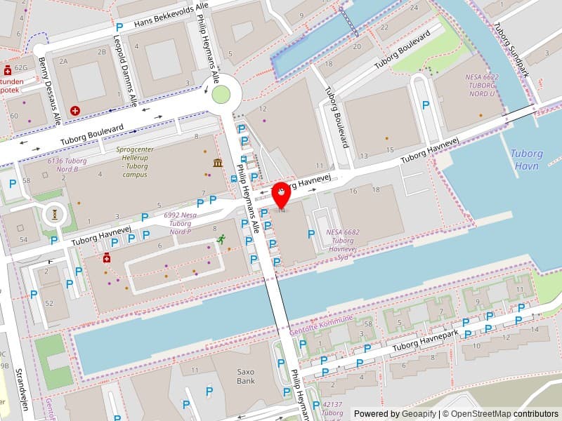 Kort over Sampension